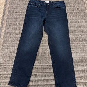 Ben Sherman Dark Blue Straight Leg Jeans